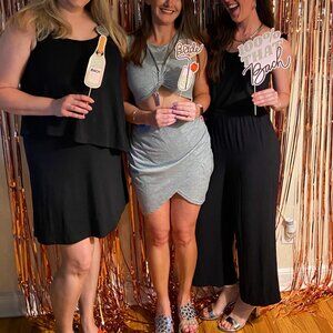 Bachelorette party photo booth supplies